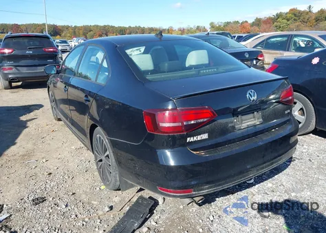 2016 Volkswagen Jetta 1.8T Sport из США, поврежденный, VIN 3VWD17AJ0GM419582